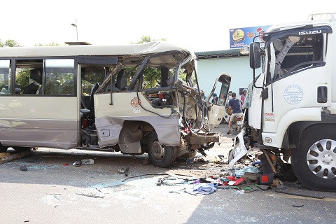 Hiện trường vụ tai nạn