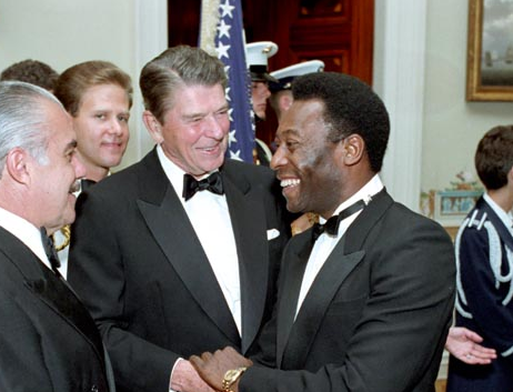 Tổng thống Ronald Reegan và Pele