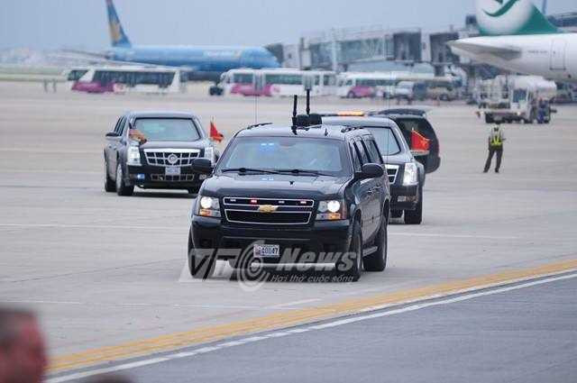 Tổng thống Obama đã rời Hà Nội vào TP.HCM