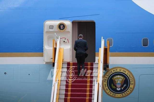 Tổng thống Obama đã rời Hà Nội vào TP.HCM