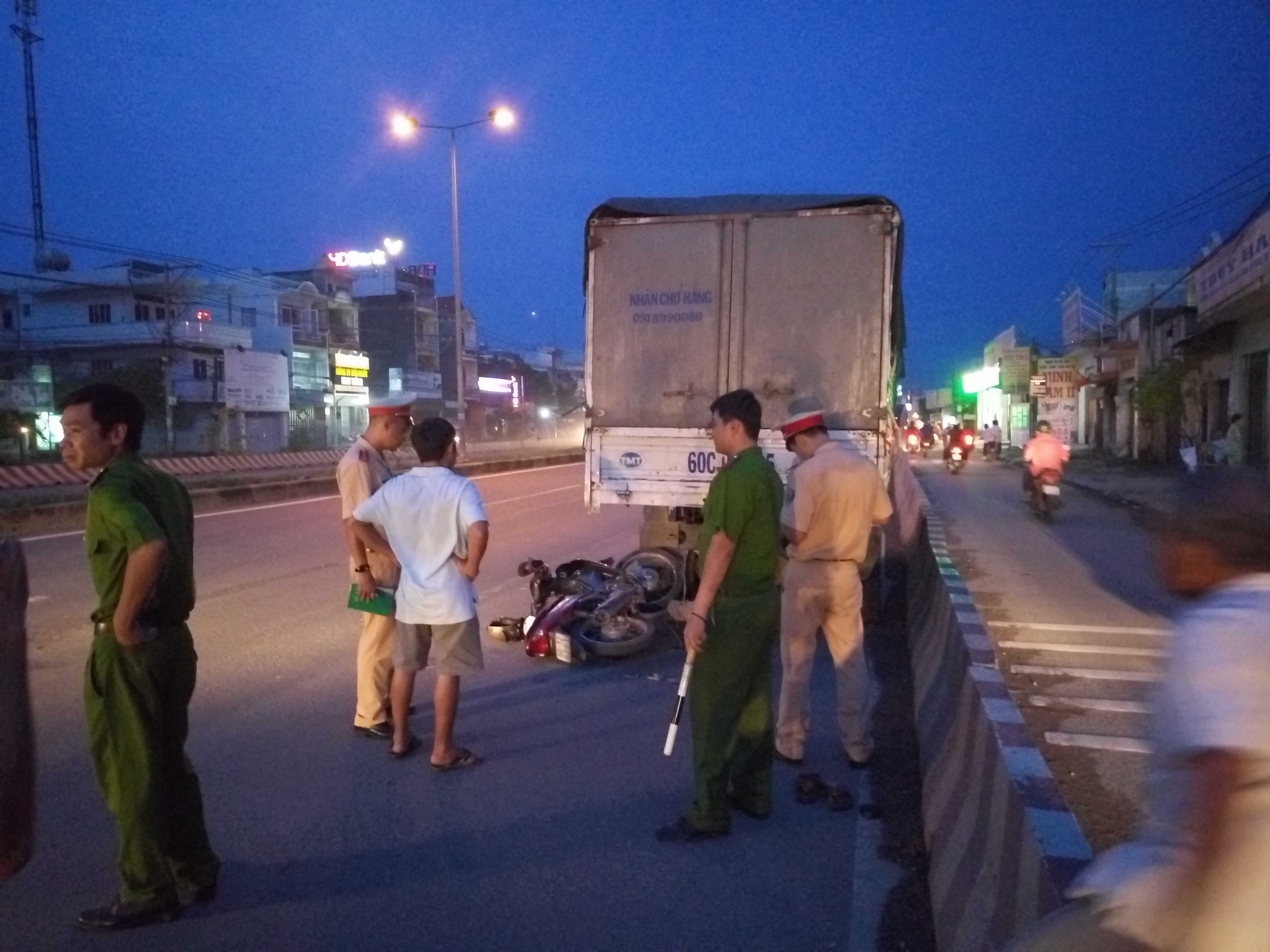 Hiện trường vụ tai nạn