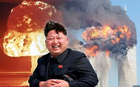 Triều Tiên doạ sẽ tấn công Mỹ và xoá sổ nước Mỹ khỏi lịch sử. Triều Tiên doạ sẽ tấn công Mỹ và xoá sổ nước Mỹ khỏi lịch sử.