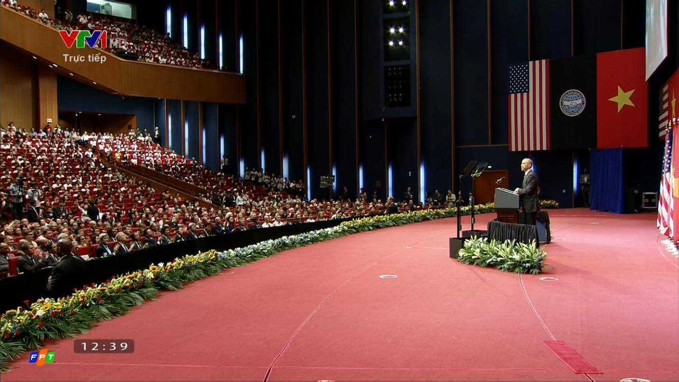 Trực tiếp: Tổng thống Obama nói chuyện với các bạn trẻ Việt Nam