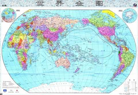 Bản đô thế giới do Bộ Giáo dục Trung Quốc mới công bố có đường 251 đoạn bao gồm cả quần đảo Hawaii và Micronesia cũng nằm trong vùng lãnh thổ nước này. Nguồn: Bộ Giáo dục Trung Quốc