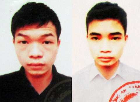 Đối tượng Ma Văn Chiến và Hoàng Văn Kính.