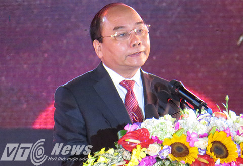 Thủ tướng Nguyễn Xuân Phúc phát biểu tại buổi lễ