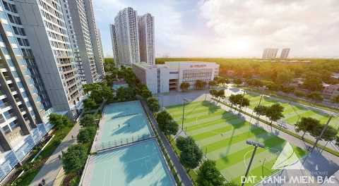 Khu thể thao ngoài trời và trường liên cấp chất lượng cao Vinschool ngay tòa Park 12 Khu thể thao ngoài trời và trường liên cấp chất lượng cao Vinschool ngay tòa Park 12