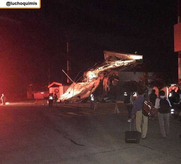 Hiện trường động đất ở Ecuador