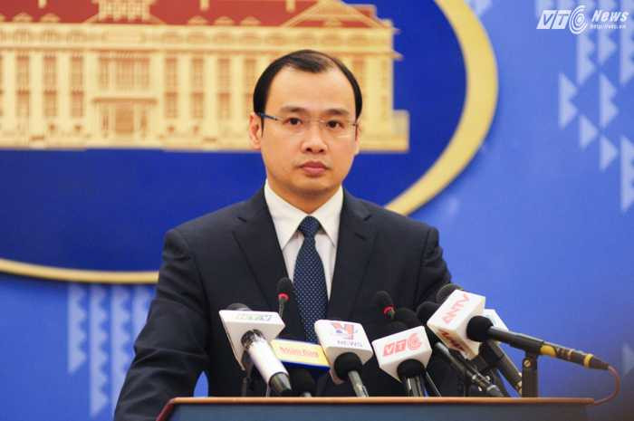 Ông Lê Hải Bình, người phát ngôn Bộ Ngoại giao Việt Nam - Ảnh: Tùng Đinh