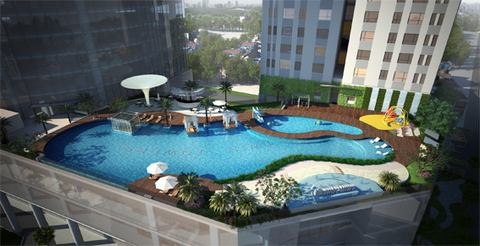 Thiết kế đưa công viên vào tòa nhà của FLC Twin Towers