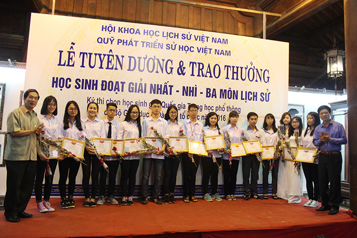 Vinh danh 133 học sinh giỏi quốc gia môn Lịch sử