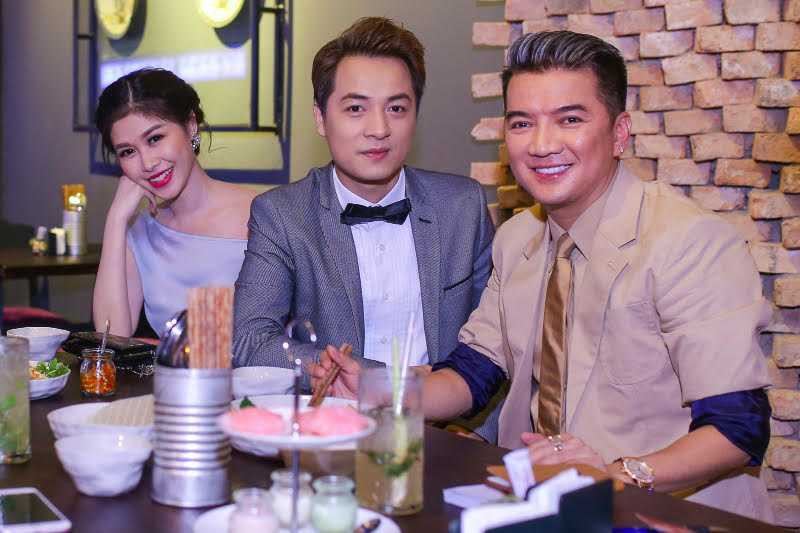 Vợ chồng Đăng Khôi cùng Đàm Vĩnh Hưng