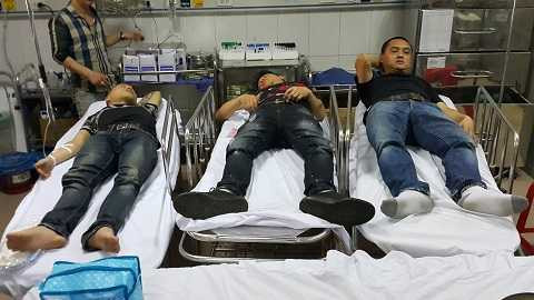 Hành khách nằm cấp cứu tại bệnh viện