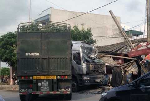 Hiện trường vụ tai nạn