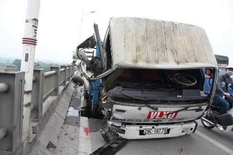 Hiện trường vụ tai nạn - Ảnh: Tùng Lâm Hiện trường vụ tai nạn - Ảnh: Tùng Lâm