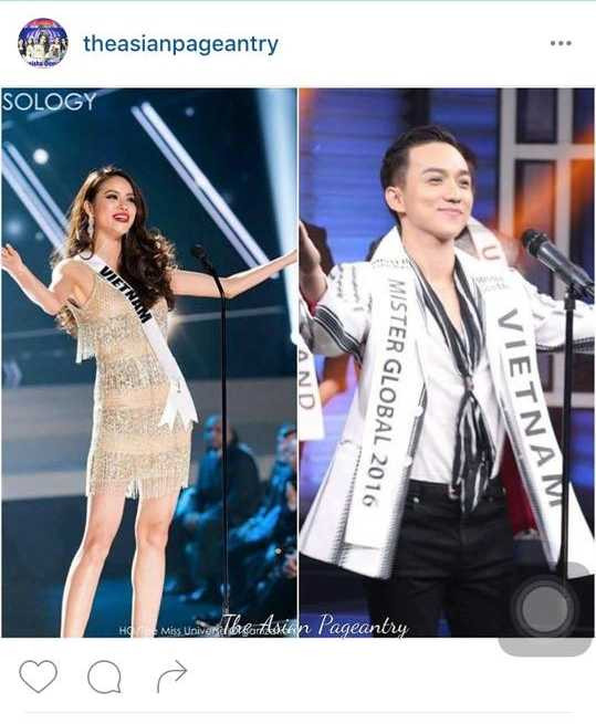 Xuất hiện 'Phạm Hương phiên bản nam' tại cuộc thi Mister Global 2016