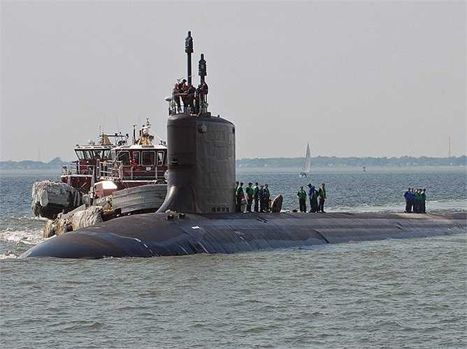 Tàu ngầm USS North Carolina, chiếc thứ 4 của lớp Virginia chạy động cơ nguyên tử S9G được chế tạo bởi Phòng thí nghiệm năng lượng nguyên tử của Hải quân Mỹ