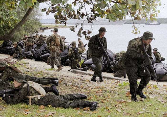 Đây là lần đầu tiên hai nước diễn tập nhằm tăng cường khả năng bảo vệ các đảo xa bờ.