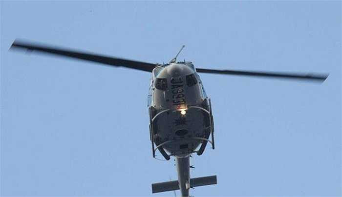 Trực thăng giám sát của Nhật ở Điếu Ngư/Senkaku