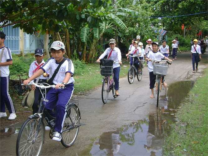 Nơi nào hiện đại hơn có thể đạp xe đi một đoạn