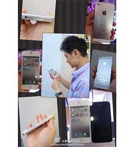 Những hình ảnh mới chụp cùng với chiếc iPhone 5 được Lâm Chí Dĩnh tung lên mạng xã hội Weibo, và xác nhận rằng iPhone mới có thiết kế dài hơn nhưng mỏng hơn so với người tiền nhiệm của nó.