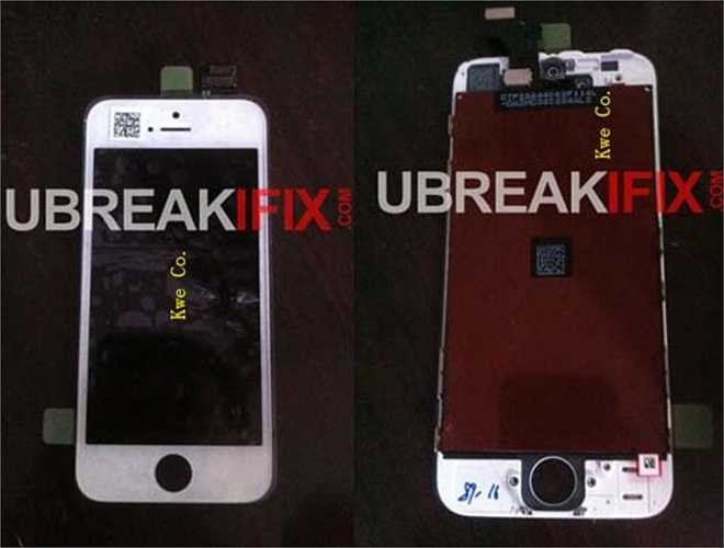 Chiếc iPhone 5 xuất hiện lần này có nguồn gốc từ trang web UBREAKIFIX.com. Theo đó, máy sẽ có màn hình cảm ứng kích thước lớn hơn 4 inch như những tin đồn trước đó. 