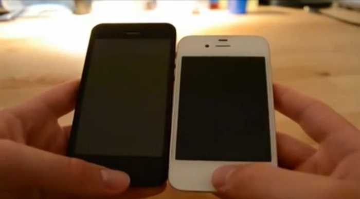 Giống như những tin đồn trước đó, chiếc iPhone 5 trong đoạn video có kích thước 4 inch, máy được kéo dài hơn so với iPhone 4S