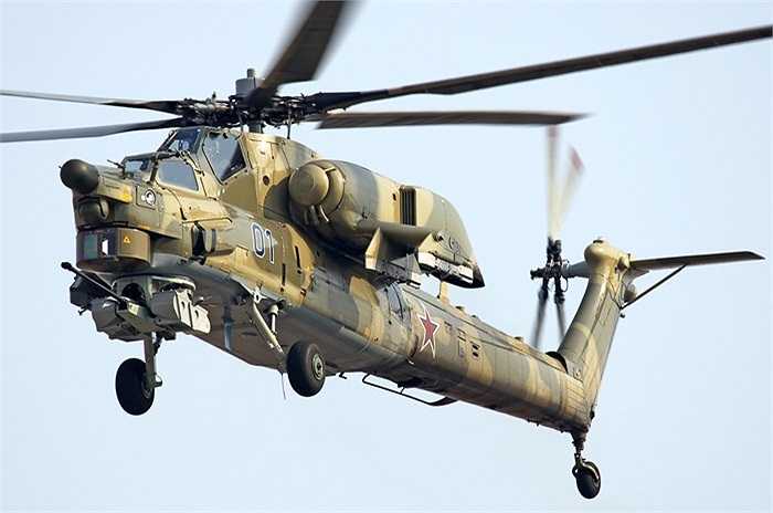 Trực thăng chiến đấu Mi-28N được thiết kế để chống lại các phương tiện mặt đất hỏa lực mạnh