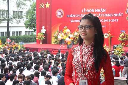 Các nữ sinh này đều rất trách nhiệm trong công việc được giao