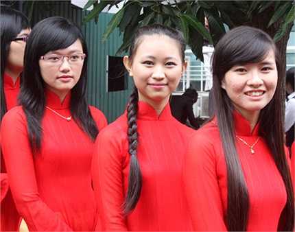 Ngôi trường ĐH Ngoại thương luôn có rất nhiều nữ sinh xinh đẹp