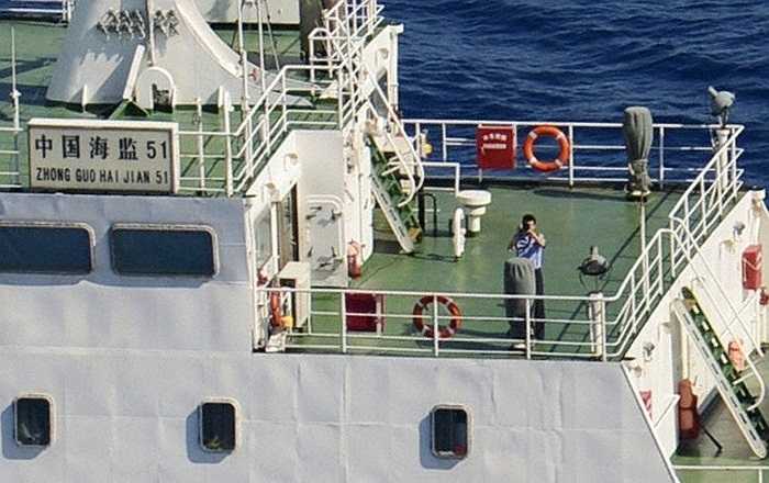 Đội tàu hải giám thứ nhất số hiệu 50, 15, 26, 27; đội thứ hai gồm các tàu số 51, 66 được nói là đang tuần tiễu ở vùng biển quanh đảo Senkaku/ Điếu Ngư