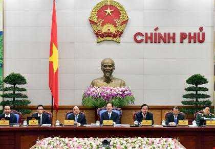 Thủ tướng Nguyễn Tấn Dũng chủ trì phiên họp Chính phủ thường kỳ tháng 3.2016. Ảnh: VGP/Nhật Bắc