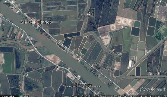 Điển hình nuôi tôm tự phát tại vùng mặn Bán Đảo Cà Mau (Giá Rai, Bac Liêu)