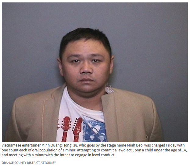 Thông tin Minh Béo bị bắt lên báo Mỹ.