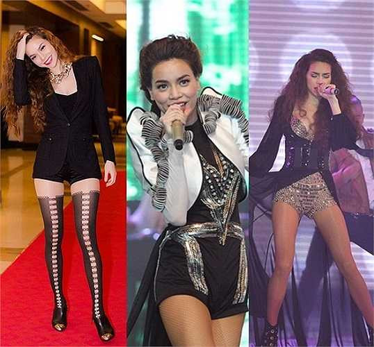 Hà Hồ cuồng nhiệt với những vũ đạo bắt mắt. 