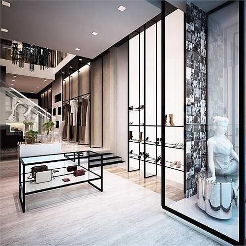 Ngọc Trinh chia sẻ trên trang cá nhân những hình ảnh về trung tâm thời trang, chăm sóc sắc đẹp bề thế cô chuẩn bị khai trương.