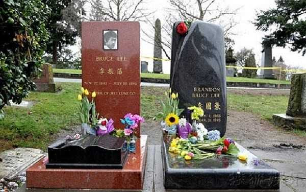 Hai cha con Lý Tiểu Long - Lý Quốc Hào được chôn cất ở nghĩa trang Seattle.