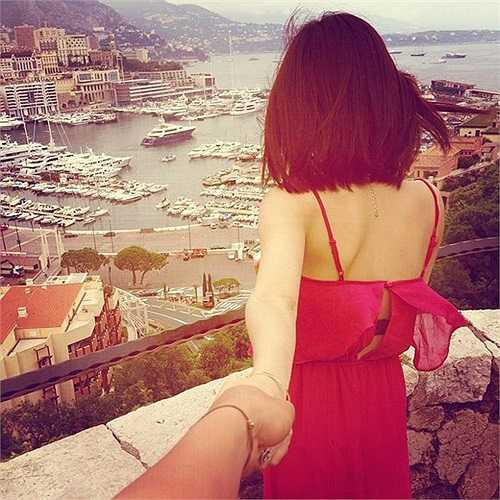 Cung điện Monaco ở công quốc Monaco.