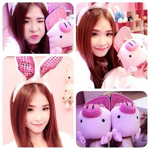 Cô nàng siêu nhí nhố trong mỗi bức ảnh.