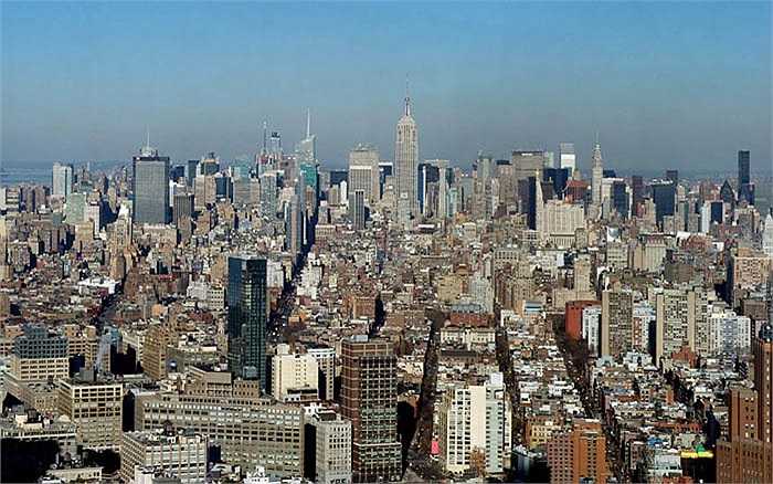 Quang cảnh toàn New York nhìn từ Freedom Tower