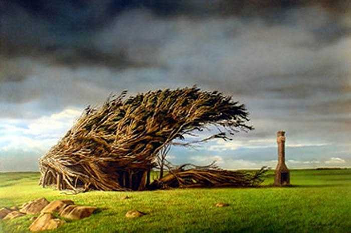 Không có con người hay loài vật nào có thể sống được trên vùng đất này ngoài những chú cừu ‘dũng cảm’.