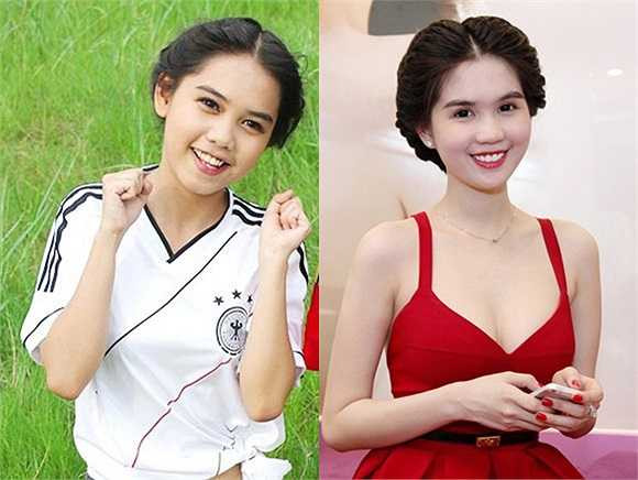 Đôi mắt, nụ cười và cả chiếc răng thỏ của Anh Tú đều rất giống 'Nữ hoàng nội y' Ngọc Trinh.