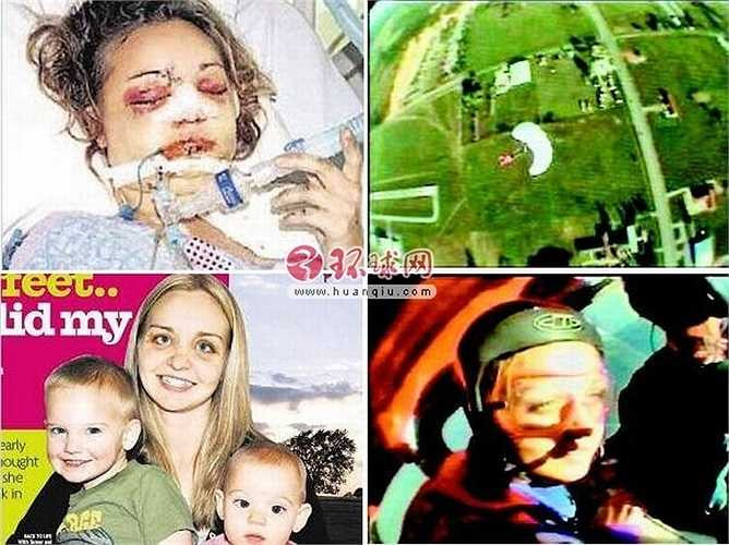 Bà bầu Shanna Richardson sinh con sau khi rơi từ độ cao 3000m, trong một lần nhảy dù. Kỳ tích đã xảy ra khi cô chỉ bị thương nặng ở mặt và vẫn giữ được thai nhi 2 tuần tuổi trong bụng. 