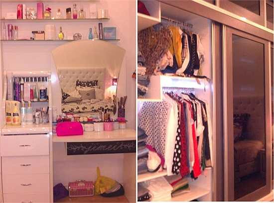 Giá để giày của Ngọc Trinh khiến nhiều cô gái mơ ước.