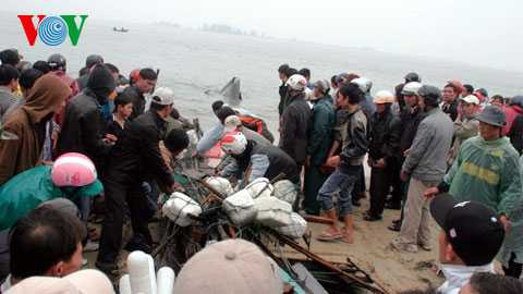 chìm tàu, thuyền viên, người chết, bị nạn, Thừa Thiên Huế