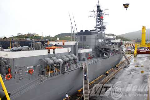 Chiến hạm, tàu khu trục, tàu chiến, hải quân, cập cảng, Đà Nẵng