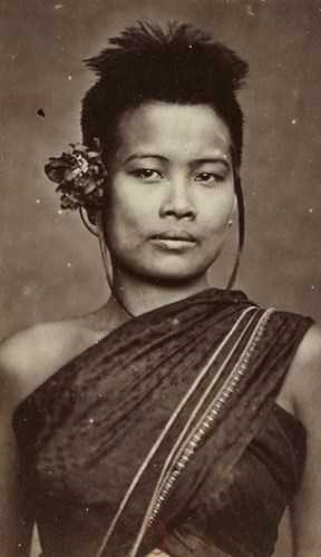 Chân dung người đẹp Campuchia.