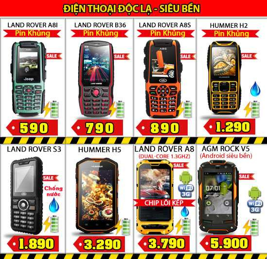 Máy tính bảng - ĐTDD xả hàng giá sốc