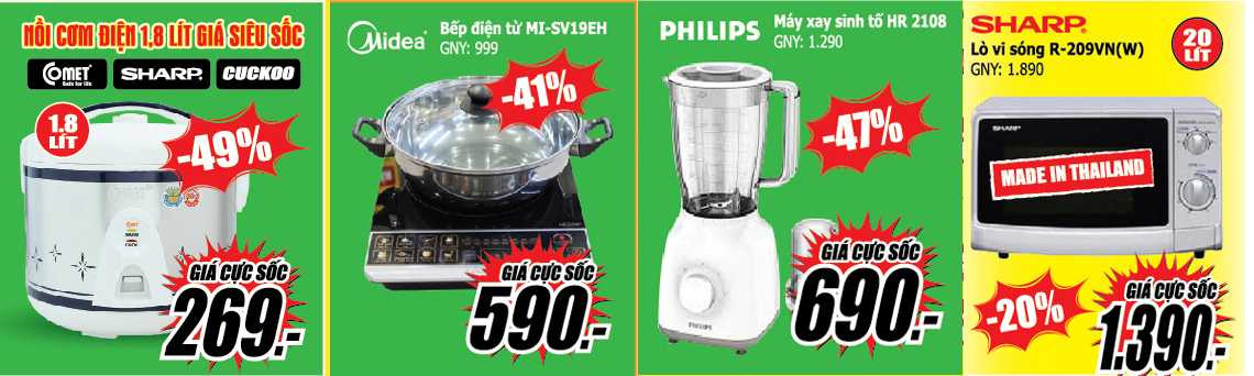 1800 quà tặng cuối tuần giá trị từ Media Mart