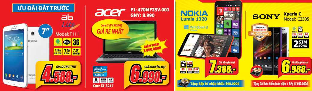 1800 quà tặng cuối tuần giá trị từ Media Mart